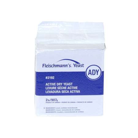 Fleischmanns Fleischmann's Dry Active Vacuum Pack Yeast 2lbs, PK12 2192